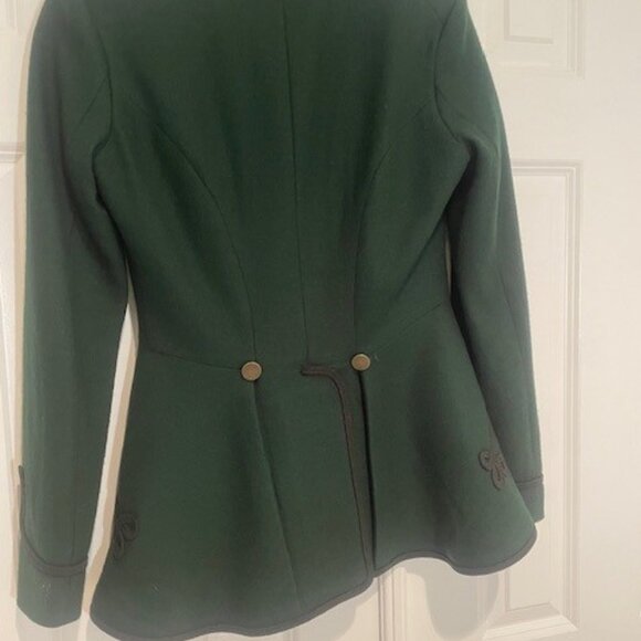Ralph Lauren Green Embroidered Equestrian Blazer – Sz 4 - Picture 8 of 10